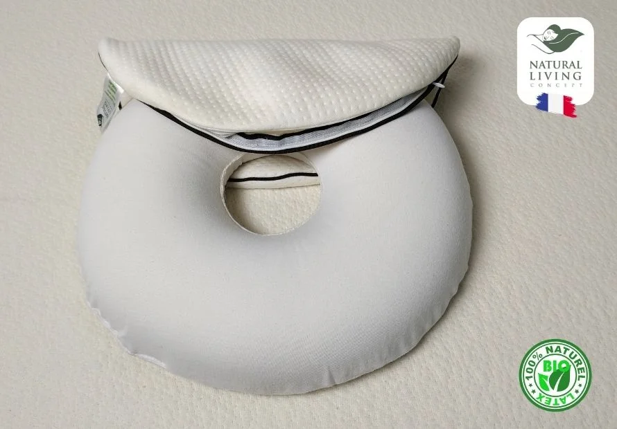 A luxurious and breathable latex pillow for a restful night's sleep.