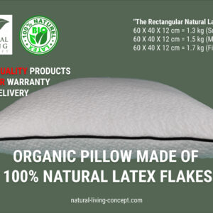 Organic Pillow Made Of 100% Natural Latex Flakes - Image 9