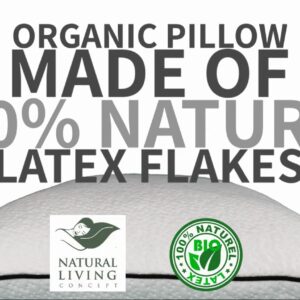 Organic Pillow Made Of 100% Natural Latex Flakes